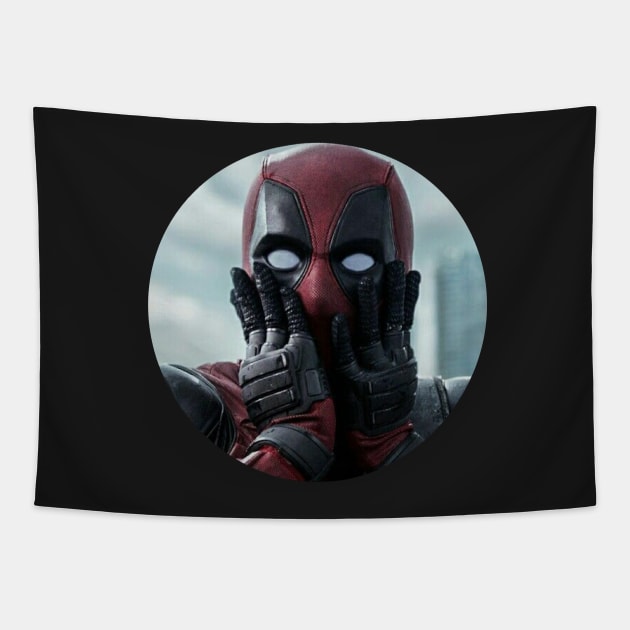 ryan reynolds  red Tapestry by Pop-clothes