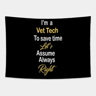 Vet Tech Tapestry