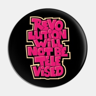 Revolution will not be Televised - Gil Scott-Heron - Soul and Jazz Legend Pin