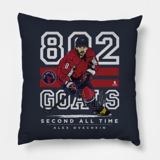 Alex Ovechkin Washington 802 Goals Pillow