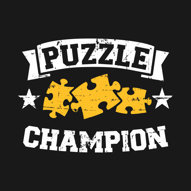 Jigsaw puzzle champion by Designzz