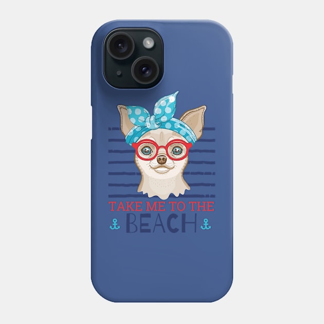 Take me to the beach Phone Case by white.ink