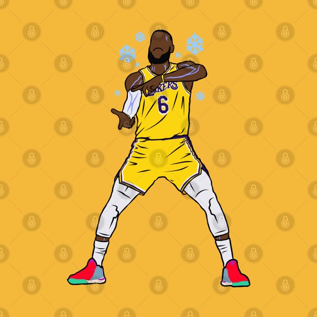 LeBron James Ice In My Veins by rattraptees