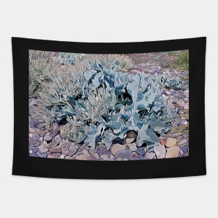 Green Coastal Plants Tapestry