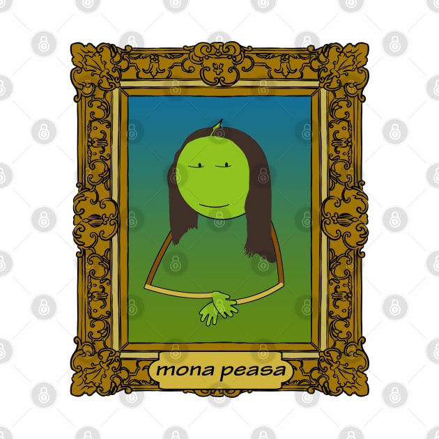 Framed Mona Peasa by shackledlettuce