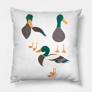 Happy ducks from the lake Pillow