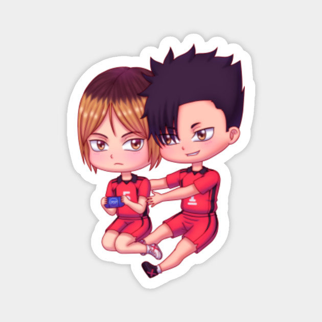 Kuroo And Kenma Haikyuu Magnet Teepublic What? there's a moment of silence between the both of you and then you hear it. kuroo and kenma