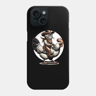 Meowdy Cat Riding Chicken Phone Case