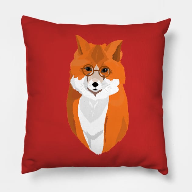 Mr. Fox is the reader Pillow by Buntoonkook