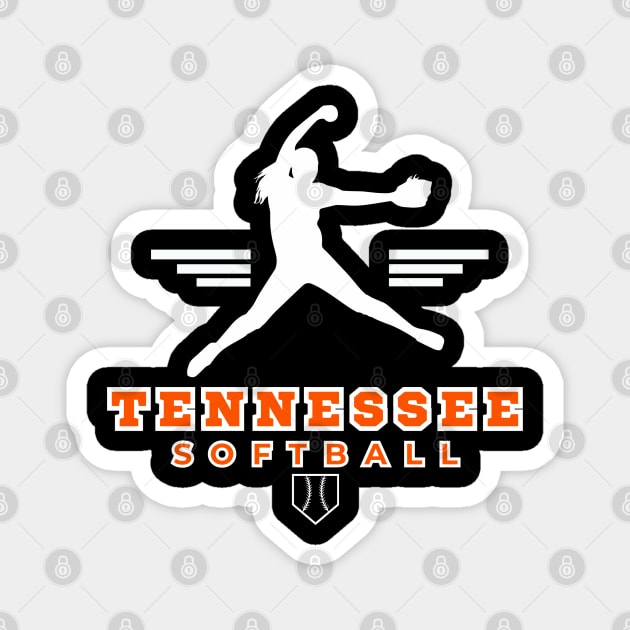 Tennessee Lady Vols Softball Magnet by College Town Apparel