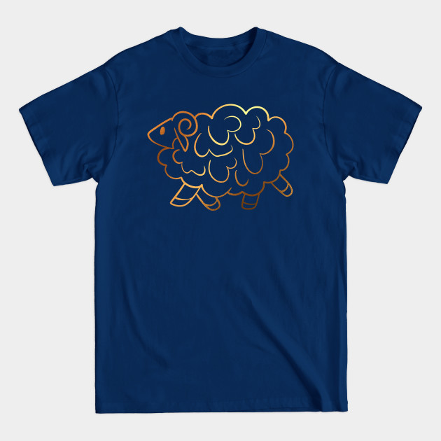 Disover Sheep Pattern - Lunar New Year - T-Shirt