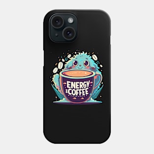 Energy = More Coffee Squared Phone Case