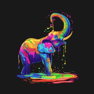Elephant Animal Pop Art T-Shirt