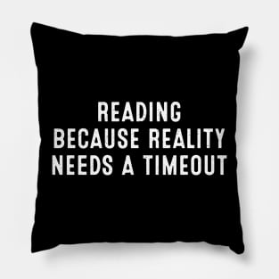 Reading Because Reality Needs a Timeout Pillow