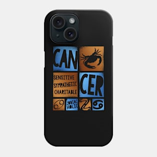 Zodiac CANCER Graffiti Box Series Phone Case