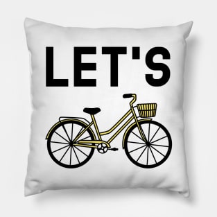 Let's Cycle Pillow