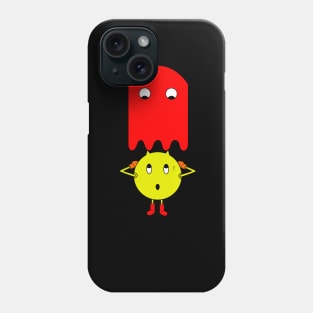 Red ghost chase Pacman Phone Case