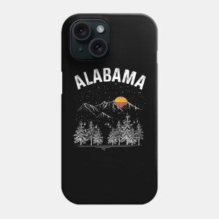 Vintage Retro Alabama State Phone Case