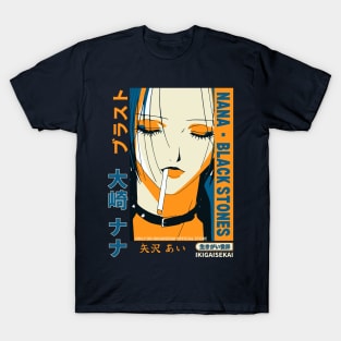 Nana Osaki Unisex T-Shirt,Black Stones Manga Anime Graphic Tee Shirt All  Size 