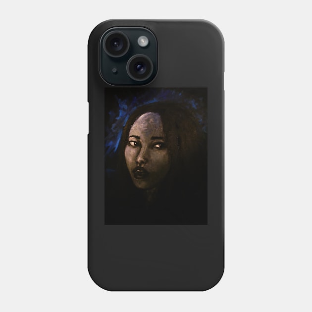 Girl of Grisaille Phone Case by YaebaArts