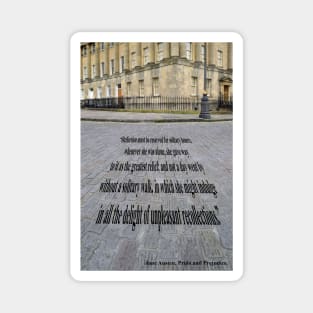 Jane Austen's Royal Crescent. Magnet