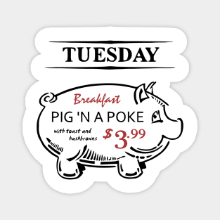 Pig 'n a Poke Magnet