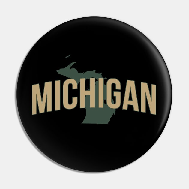 Michigan Pin by Novel_Designs