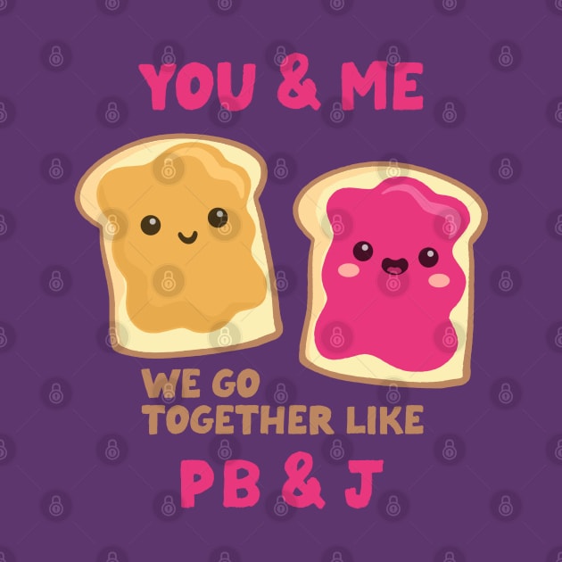 pbj you & me (raspberry) by mystudiocreate