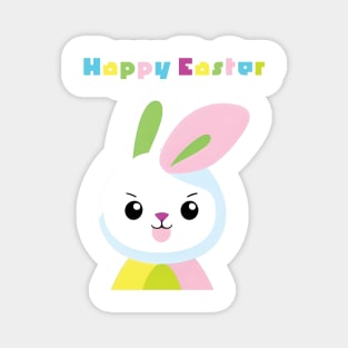 Easter Bunny similing face Magnet