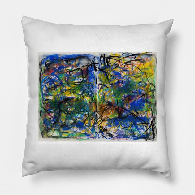 Joan Mitchell Pillow by Kollagio