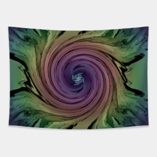 Tie Dye Rainbow Blossom Flower Tapestry