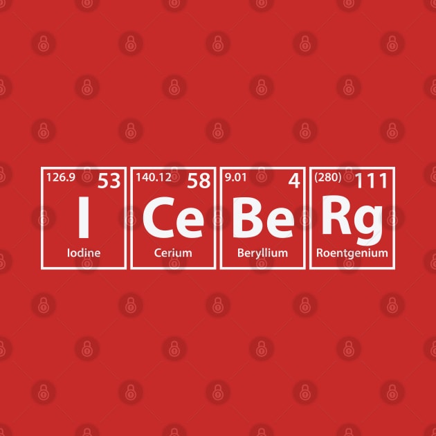 Iceberg (I-Ce-Be-Rg) Periodic Elements Spelling by cerebrands