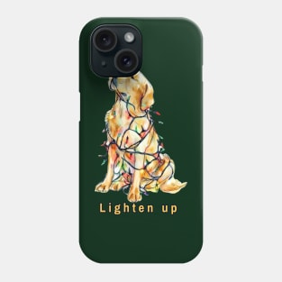 Lighten up Golden Retriever Phone Case