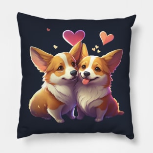 Corgi Love Pillow