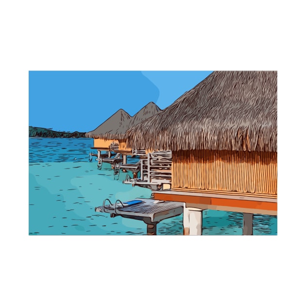 Bora Bora Bungalows by WelshDesigns