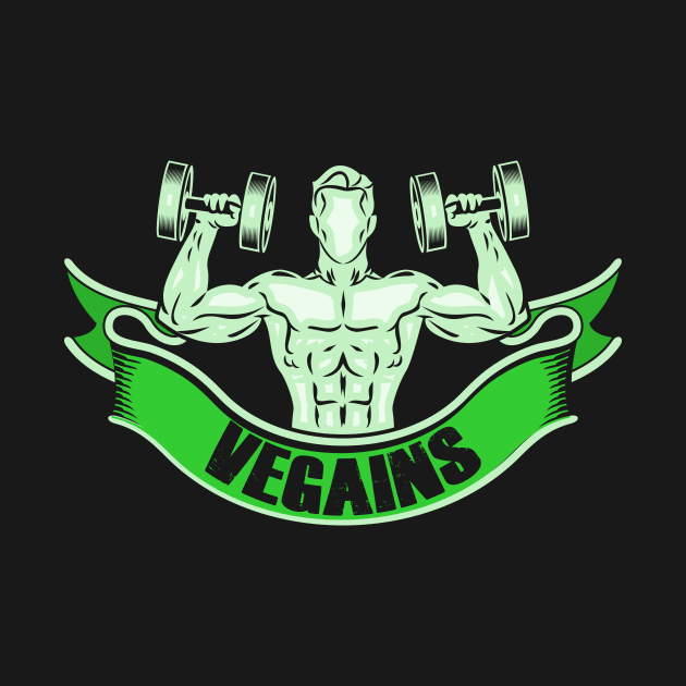 Vegan Muscle Power by zellaarts