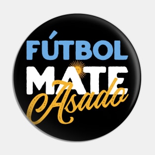 Argentina - Futbol Mate Asado Pin