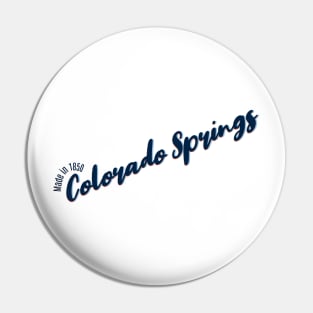 Colorado Springs in 1886 Pin
