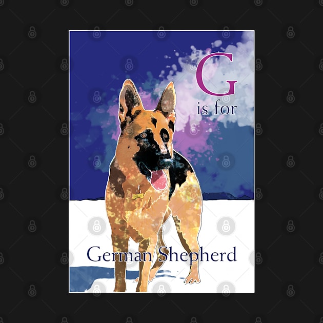 G is for German Shepherd by Ludwig Wagner