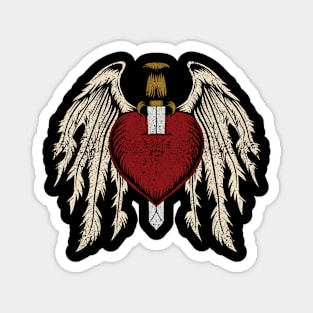 Heart in Sword Magnet