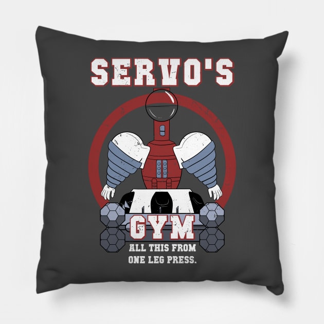 The Gym Of Love (Servo) Pillow by HeroInstitute