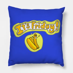 It's Friday, Discordian Hot Dog Pillow