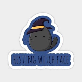 Resting Witch Face Magnet