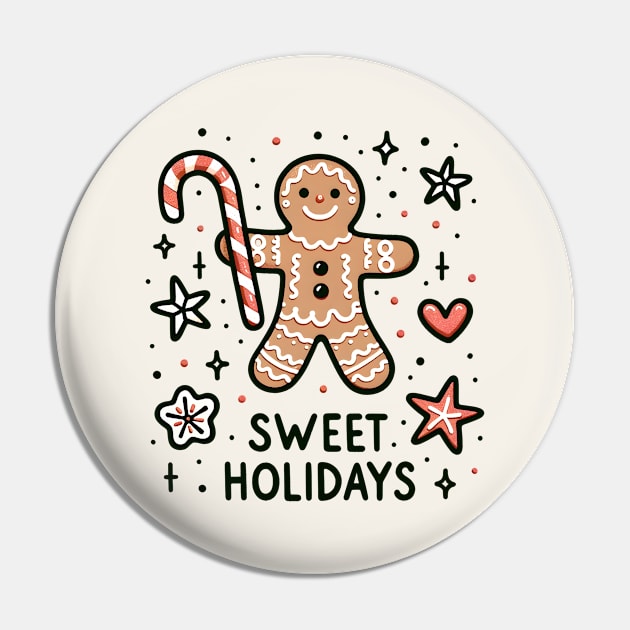 Sweet Holidays Christmas Pin by Nessanya