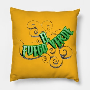 El Fuego Verde Pillow