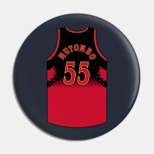 Dikembe Mutombo Atlanta Jersey Qiangy Pin