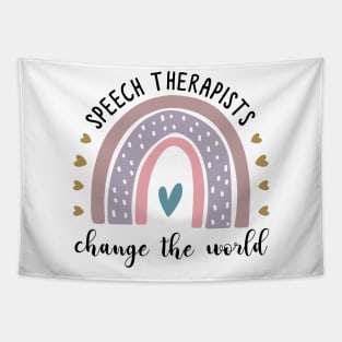 Teacher Speech Therapist Change the World Tapestry