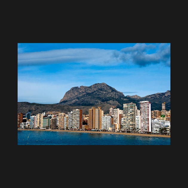 Benidorm Levante Beach Costa Blanca Spain by AndyEvansPhotos