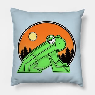 The moon and a frog 3... Pillow