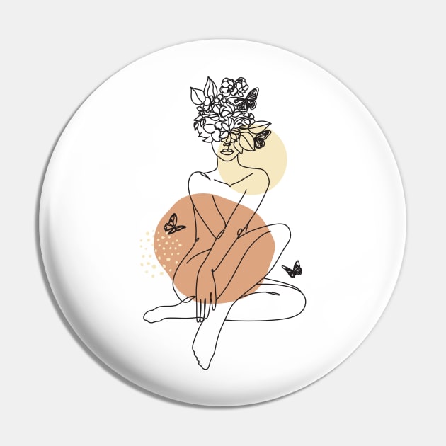 Feminine Minimalist Modern Self Love Pin by Creativity Haven